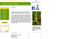 Desktop Screenshot of lexingtontherapeuticmassage.com