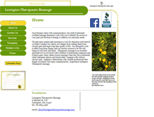 Tablet Screenshot of lexingtontherapeuticmassage.com